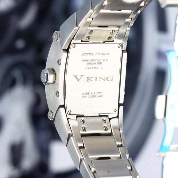 Jorg Hysek V-King VK04 Automatic, Silver Dial - Stainless Steel on Bracelet - Picture 8 of 9